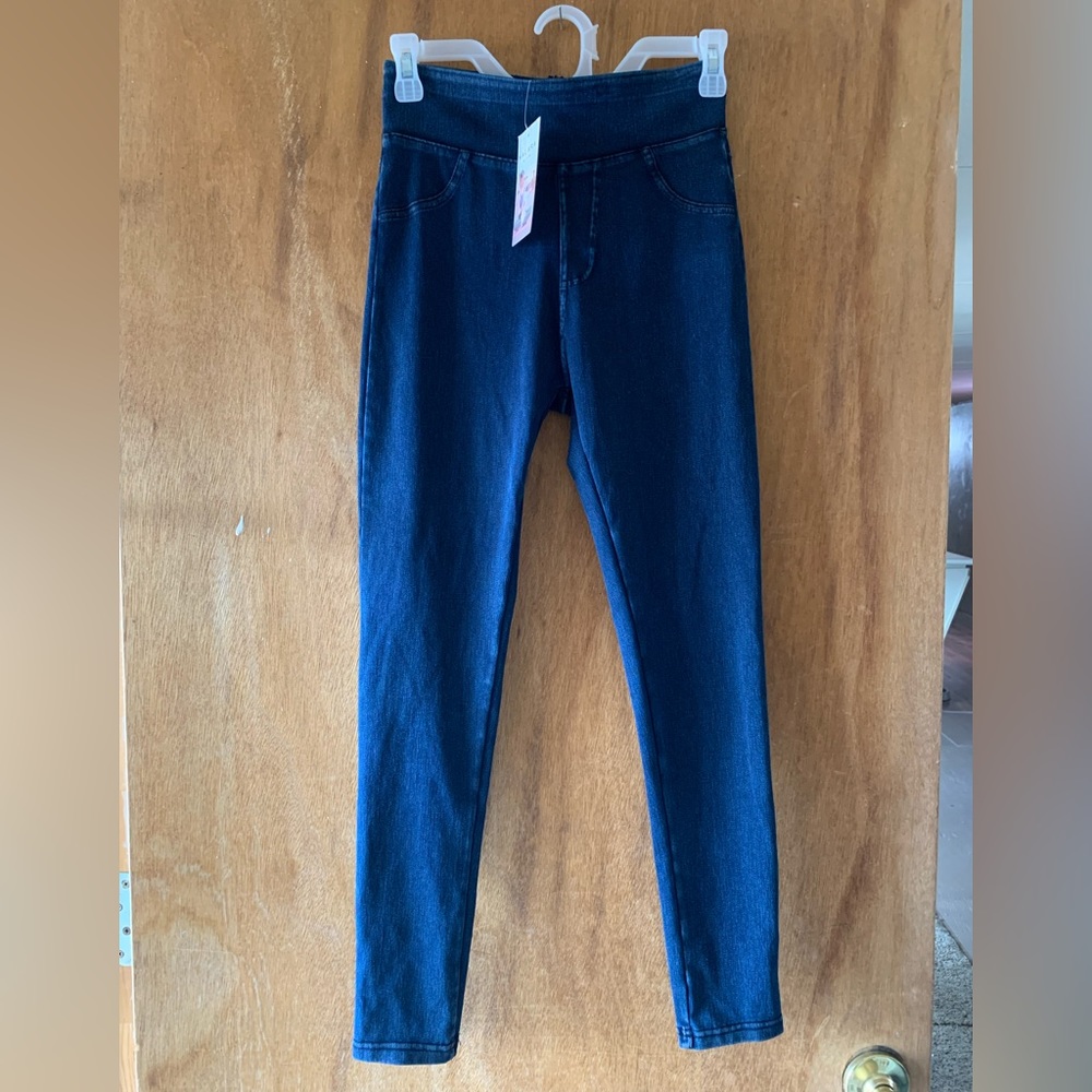 Halara magic jean leggings NWT